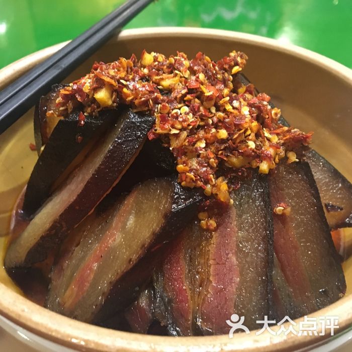 金湘玉食府猪血丸子蒸腊肉图片-北京湘菜-大众点评网
