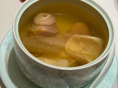 羊肚菌花胶炖农场走地鸡汤-觅唐MITONG(鸟巢店)
