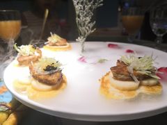 法式香煎鹅肝(客)-蜜桃花开·中西融合菜E&W(南长街店)