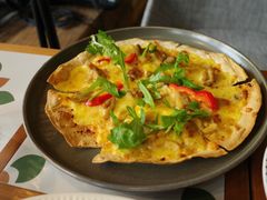 辣椒鸡肉咖喱芝士飞饼-FUNFUN有饭花园聚会餐厅