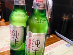 青岛纯生啤酒-松针蔡记蒸饺(花园路店)
