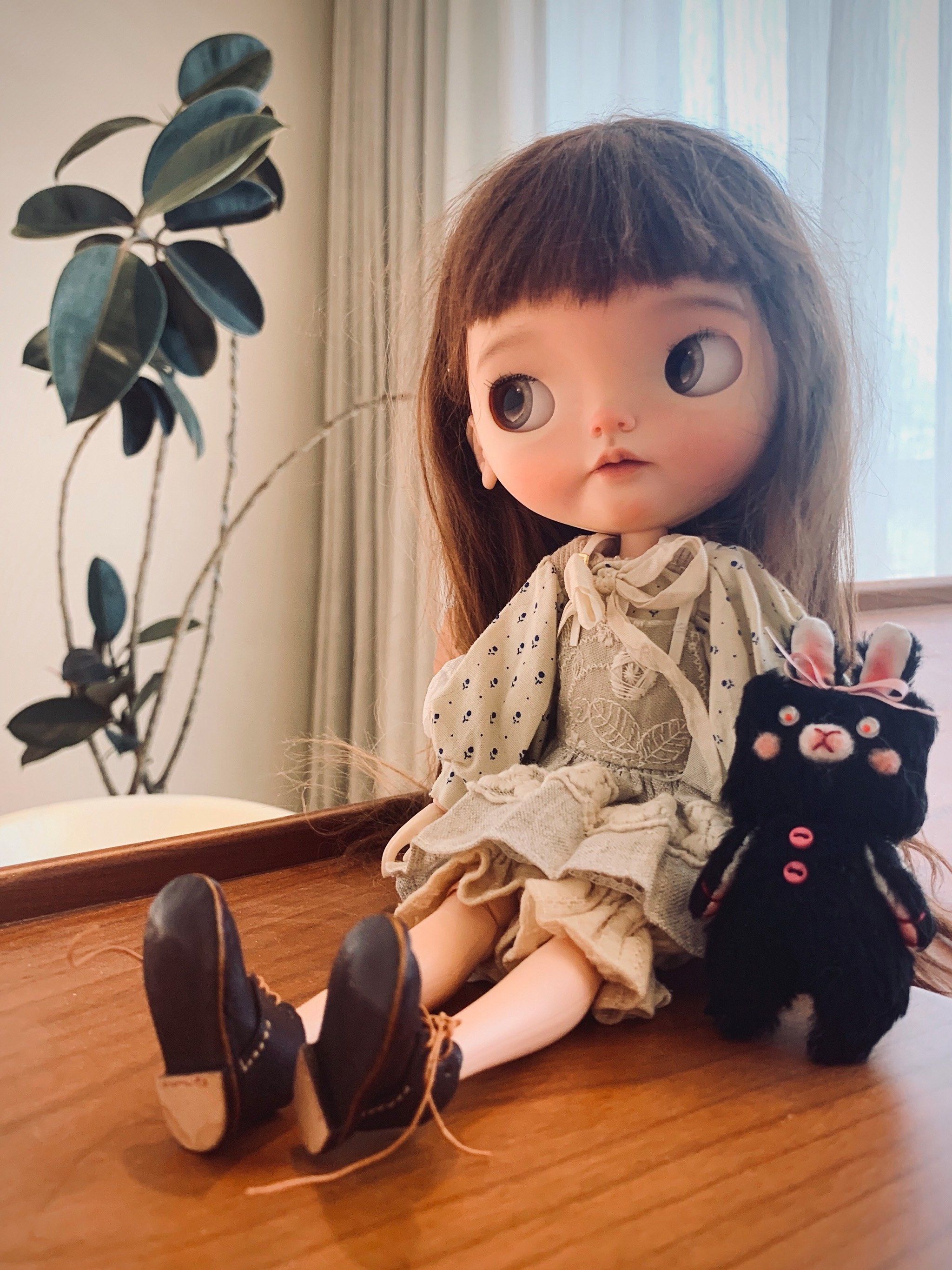 业主过来碰施工图纸啦还带来了一个小娃娃简直不要太美丽