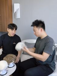 -型男帮男士假发补发·佩戴式发型