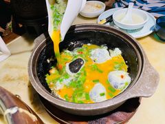 野韭菜石烹蛋-佬麻雀·新湘菜(东方宝泰店)