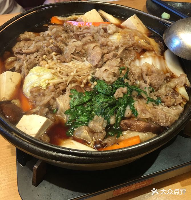 秋之港日本料理(文广店)牛肉四喜锅图片 - 第1张