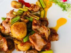 香煎口蘑脆爽肉-周三的情书花园餐厅(江北店)
