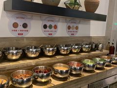 自助调料区-左庭右院鲜牛肉火锅(南通CBD大有境店)