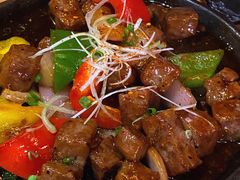 日式铁板牛肉粒-隐月· 㐂和食屋(芝罘万达公馆店)