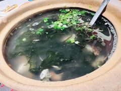 头水紫菜牡蛎汤-恭喜上堓砂锅焗·海鲜大排档(闵行龙湖店)
