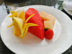 -深圳温德姆至尊酒店·大堂吧·户外花园