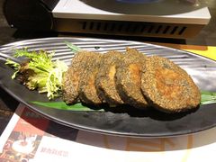 香煎三江黑米粽-老表记广西宵夜螺蛳鸭脚煲(西大店)