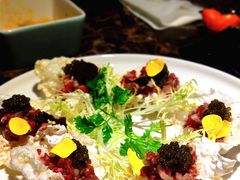 鲟鱼子酱和牛塔塔-觅福里•熟成和牛餐厅