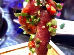 绝代双椒小嫩牛-热火朝天鲜切牛肉火锅(南强街巷店)