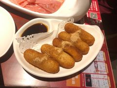 空炸糍粑-大龙燚·旷野鲜火锅(广州首店)