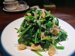 菠菜拌毛蛤-小螺号海鲜·地道鲁菜(泉城广场店)