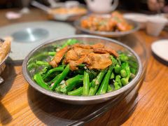 叉烧炒芥兰-农汤老店(顺联公园里店)