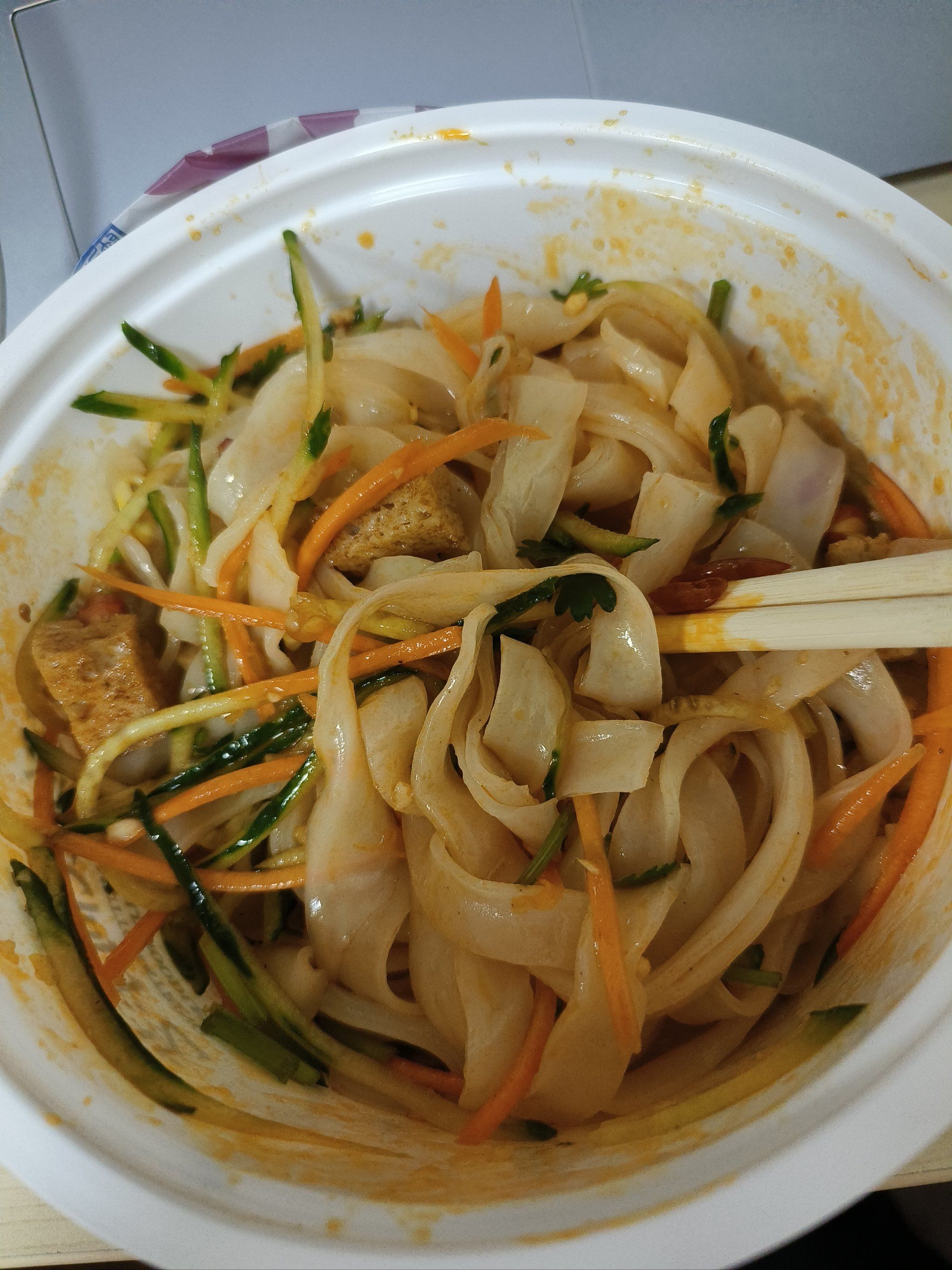 凉皮 外卖不太好吃