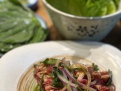 -明洞阿姨·韩式酱蟹烤肉·创意料理(三元桥店)