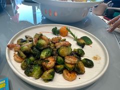 甘蓝虾仁-甜阿姨·天台花园私房菜(万松园店)