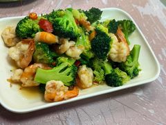 泰式西蘭花炒蝦-泰霖泰国美食