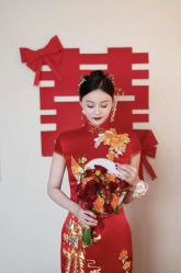 -禾米旗袍妈妈装礼服定制(嘉业国贸店)