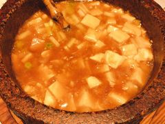 石锅鸡汤豆腐-绿茶餐厅(王府井永宁门店)