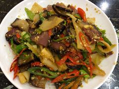 腊肉炒酸笋-文杰餐馆(南洪时尚风情街店)