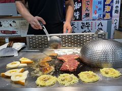 认真做菜中-大成铁板烧•板前(复古餐厅石老人店)
