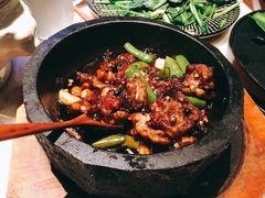 石锅杭椒牛蛙-桂满陇-西湖船宴(西单大悦城店)