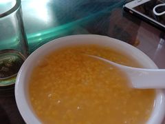 玉米粥-姥家大锅台水库渔家