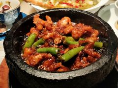 石锅杭椒牛蛙-桂满陇天书(南京德基旗舰店)