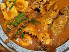 -东来菜馆•手抓海鲜家常菜•海鲜锅贴(鸽子窝店)