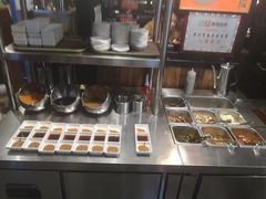 自助调料区-韩聚屋韩国烤肉餐厅(新北万达店)