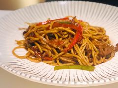 黑椒蘑菇牛柳意面-清真·艾美可餐厅(鹏欣水游城店)