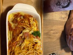 芝士培根肉酱焗意大利面-周沫西餐(漫广场店)