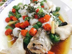 鲜花椒烩桂花鱼-水乡人家私房菜(逢简店)