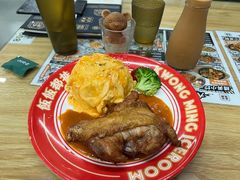 劲大只滑蛋生炸鸡腿饭-光明香港茶餐厅(天安数码城店)