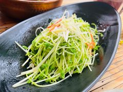 白灼豆苗-古市香跷脚牛肉·非遗传承单位
