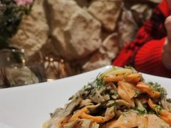 烟熏三文鱼奶油蘑菇烩面-LA CREPERIE BRETONNE布列塔尼法式餐厅(天童北路店)