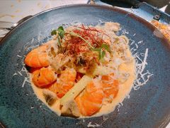 芝士蘑菇鲜虾意大利面-BE BRIGHT KITCHEN(正佳广场店)