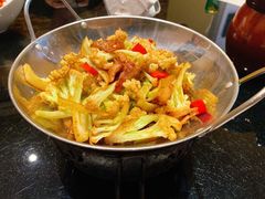 干煸有机花菜-芳芳私房菜·精做淮扬菜(承德路店)