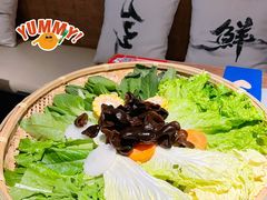 蔬菜拼盘-尚尚仙·酸汤猪手·猪肚鸡火锅(华联万柳购物中心店)
