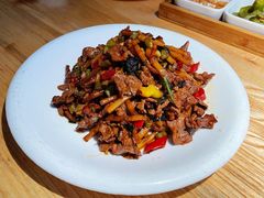 桂林酸笋紫苏炒牛腱-桂小厨广西菜(印象城店)