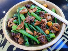 菜心炒鸡杂-竹溪百福酒家(同和店)