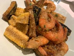 金沙黑南瓜焗虾-港丽餐厅(高德置地店)