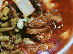 鸭子和香辣牛肉双拼-李易面馆(树木岭店)