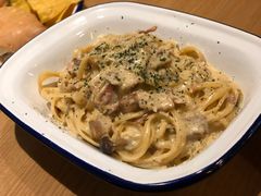 奶油培根扁面-HELLO 27 意面·沙拉·帕尼尼