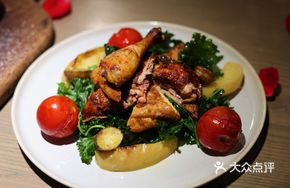 Spiced Roast Chicken with Caramelized Apples