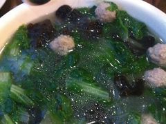 肉丸青菜粉丝汤-老头儿油爆虾(星光一期店)