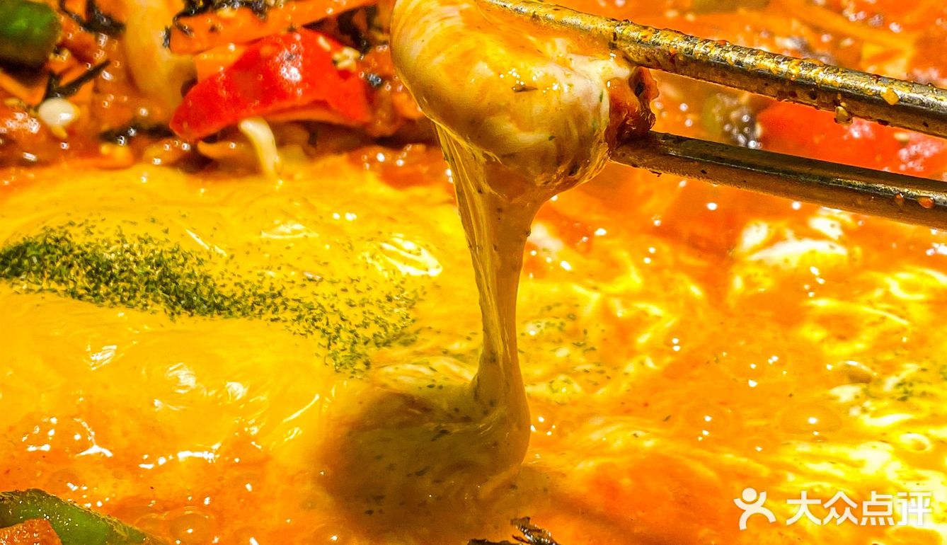 疯了‼️谁能抗拒的了“瀑布芝士🧀” 口水流啊
